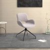 TS Teddy Velvet Upholstered Chair with Metal Legs,Modern Accent Without Wheels, Home Office Chair Desk Chair Computer Task Chair with 360 Degree Rotat
