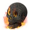 1/4/8/12pcs, Halloween Fire Pit Skull Ceramic Props,Reusable Fireproof Skull Fire Pit, Halloween Decor For Fire Pit ,Fireplace, Gas, Halloween Horror