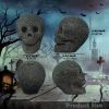 1/4/8/12pcs, Halloween Fire Pit Skull Ceramic Props,Reusable Fireproof Skull Fire Pit, Halloween Decor For Fire Pit ,Fireplace, Gas, Halloween Horror