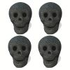 1/4/8/12pcs, Halloween Fire Pit Skull Ceramic Props,Reusable Fireproof Skull Fire Pit, Halloween Decor For Fire Pit ,Fireplace, Gas, Halloween Horror